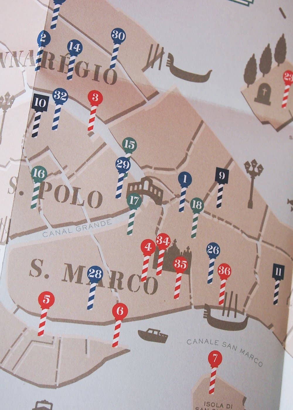 Herb Lester Associates - Venice: Step Lightly - Italy Travel Map & Cultural Guide