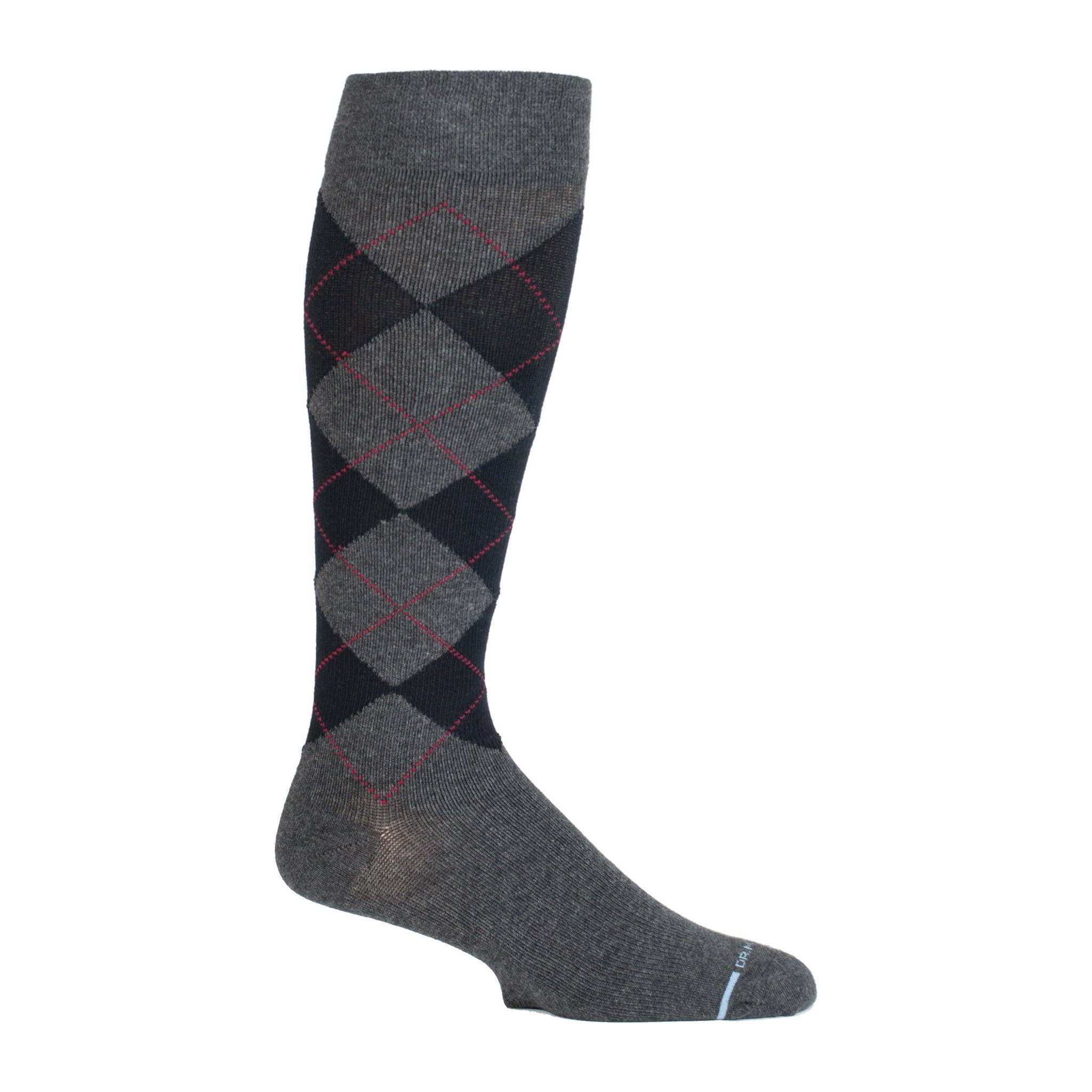 Dr. Motion - Classic Argyle | Knee-High Compression Socks For Men