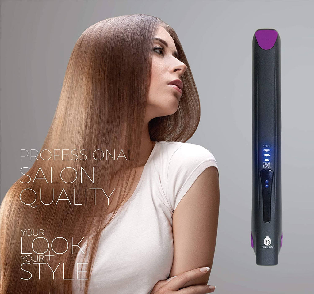 Pursonic - USB Rechargeable Hair Straightener