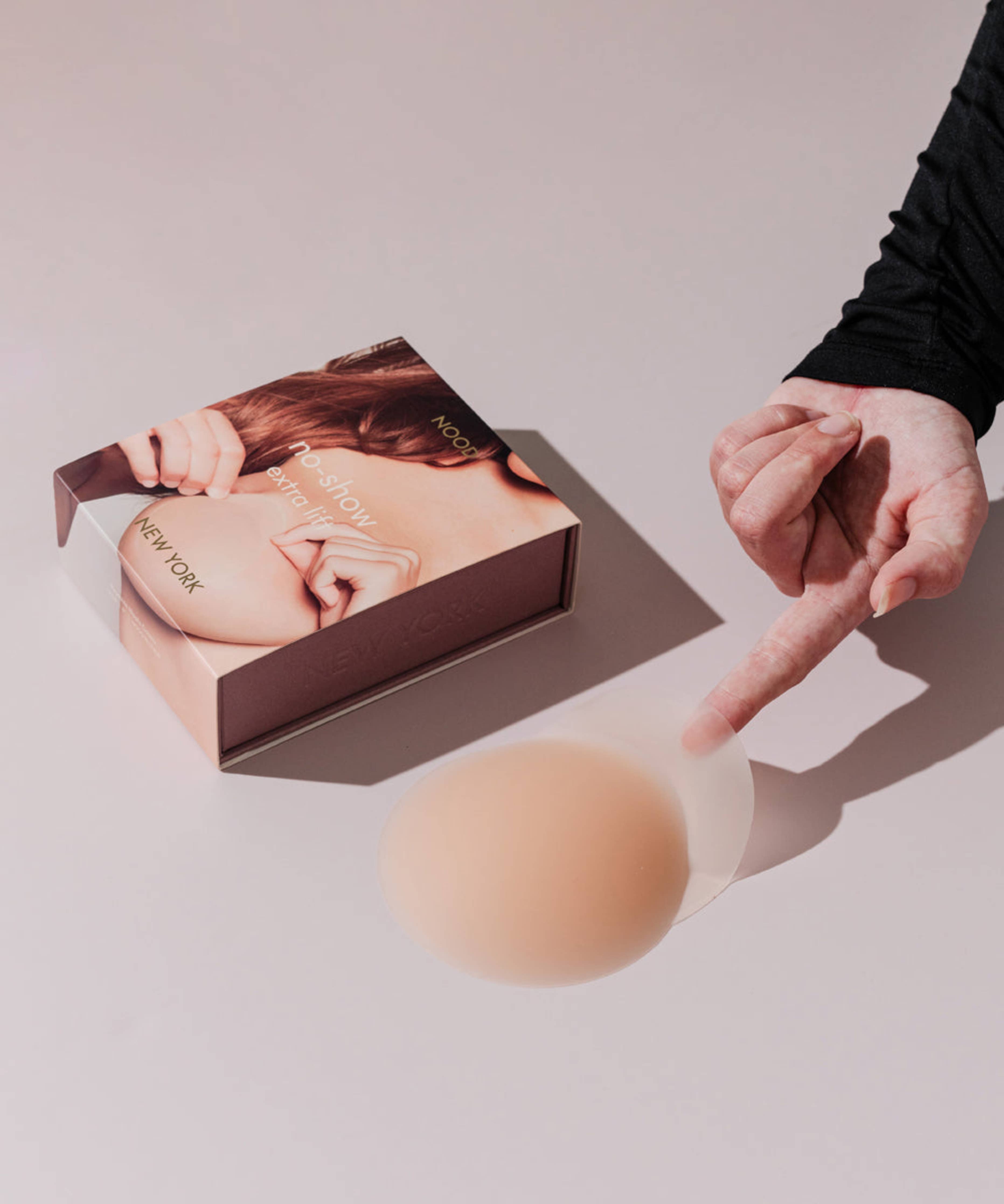 NOOD - No-Show Extra Lift | Reusable Adhesive Lifting Nipple Covers