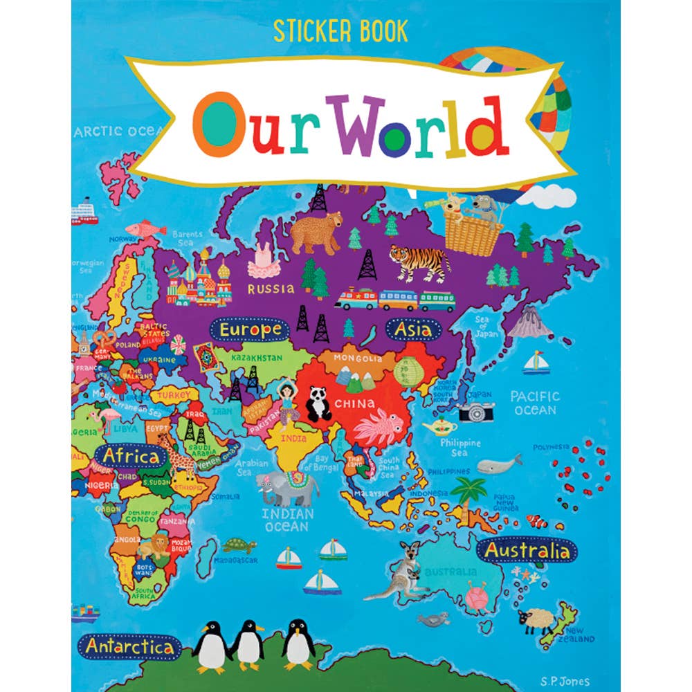 Waypoint Geographic - Our World Kid's Sticker Book