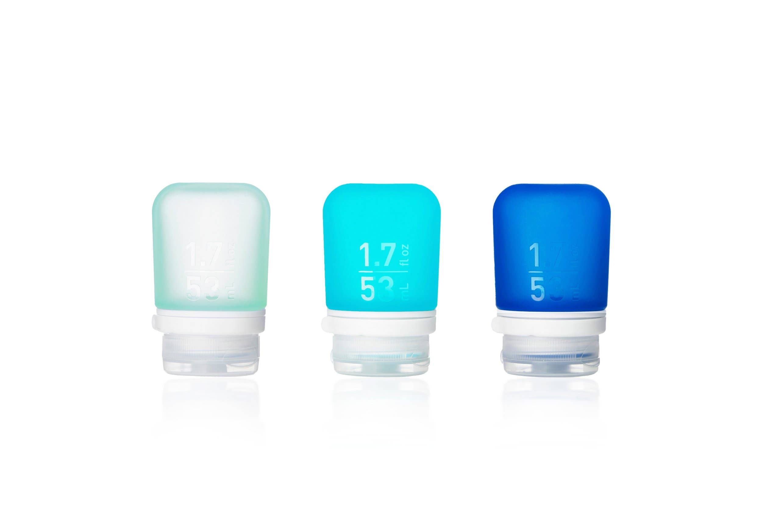 humangear - GoToob+ 3-Pack Refillable Silicone Travel Bottles
