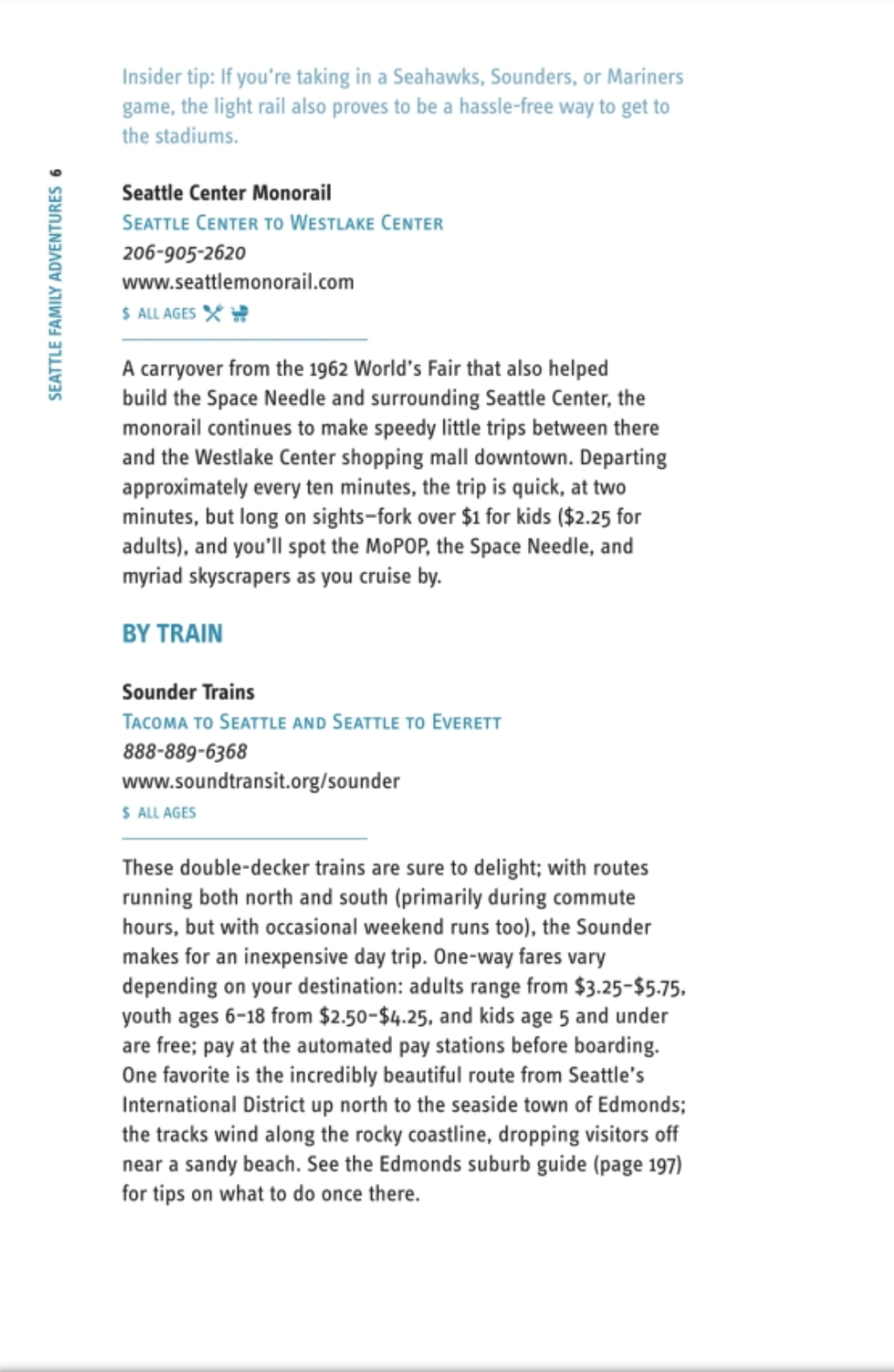 Blue Star Press - Seattle Family Adventures: Day Trips & Getaways for Families