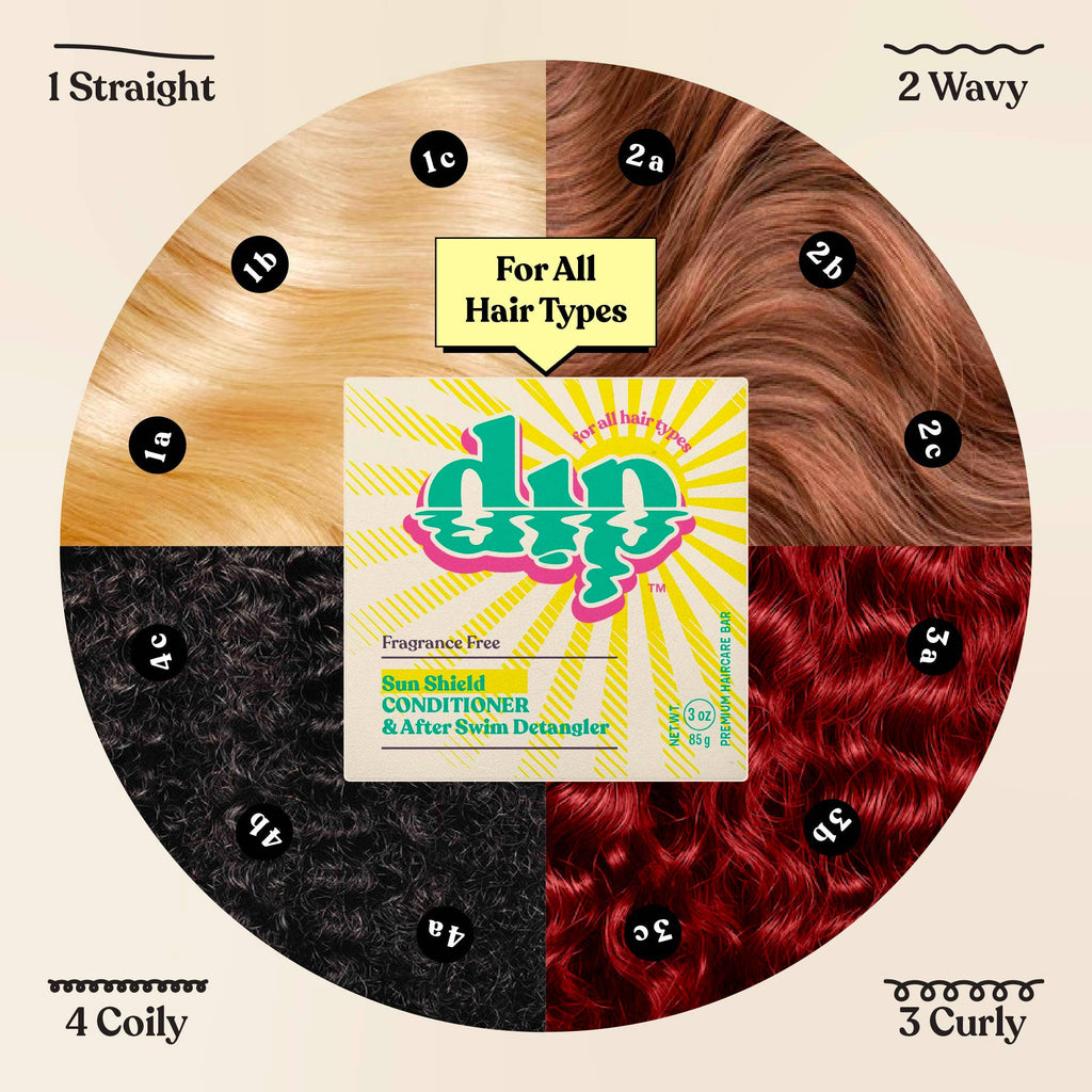 Dip - Dip Sun Shield: Conditioner Bar & After Swim Detangler