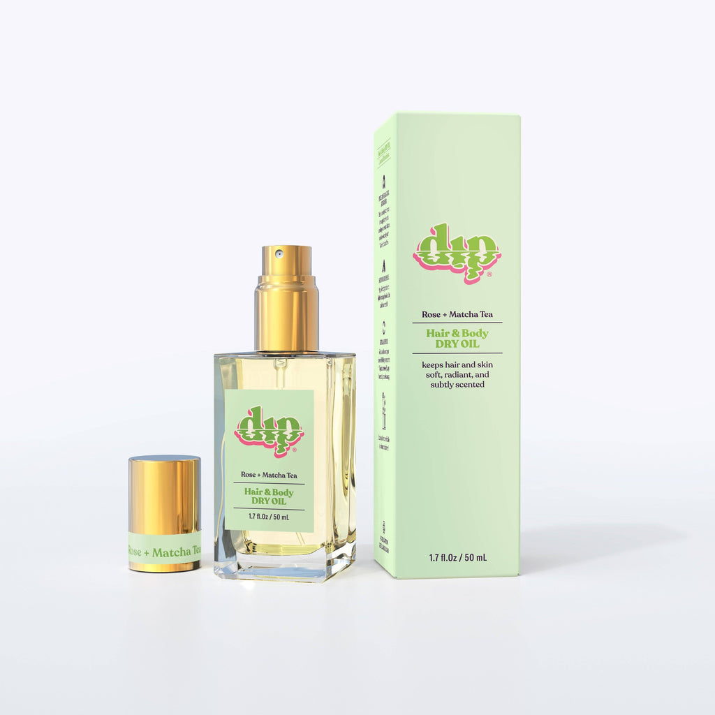 Dip - Dip Hair & Body Dry Oil - Rose & Matcha Tea