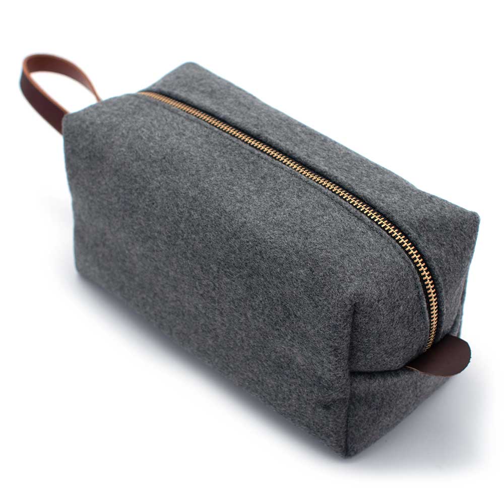General Knot & Co. - Grey Heather Cashmere Travel Kit