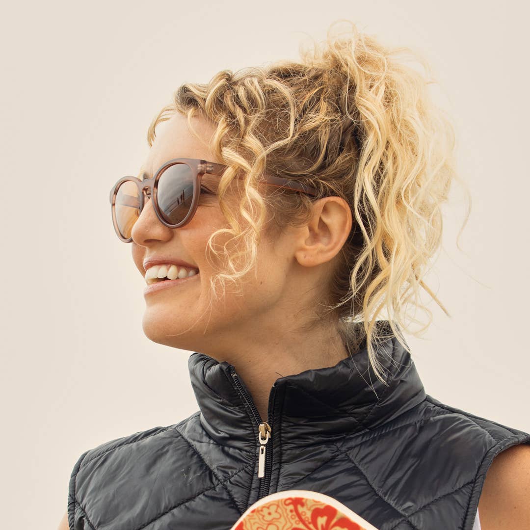 Blue Planet Eco-Eyewear - BP19885 - Arches -  Soft Honey Tortoise / Brown Polarized