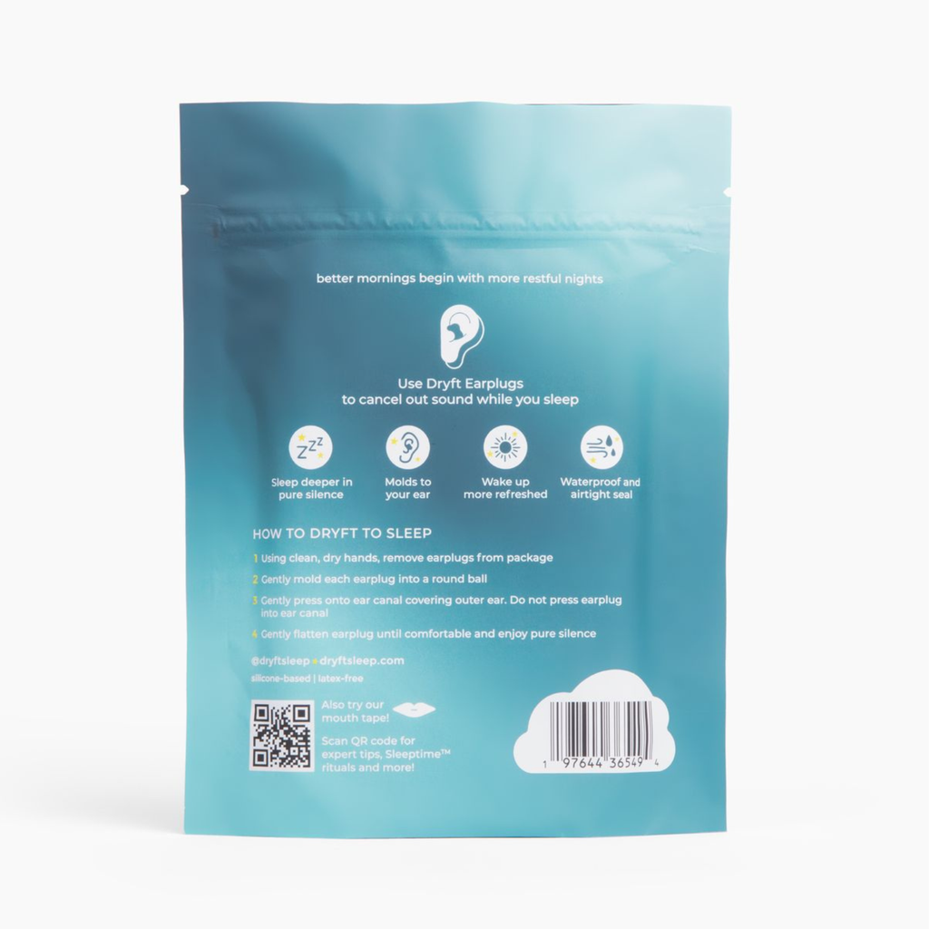 Dryft Sleep LLC - Dryft Sleep Ear Plugs (Wellness, Travel, Beauty, Sleep Aid)