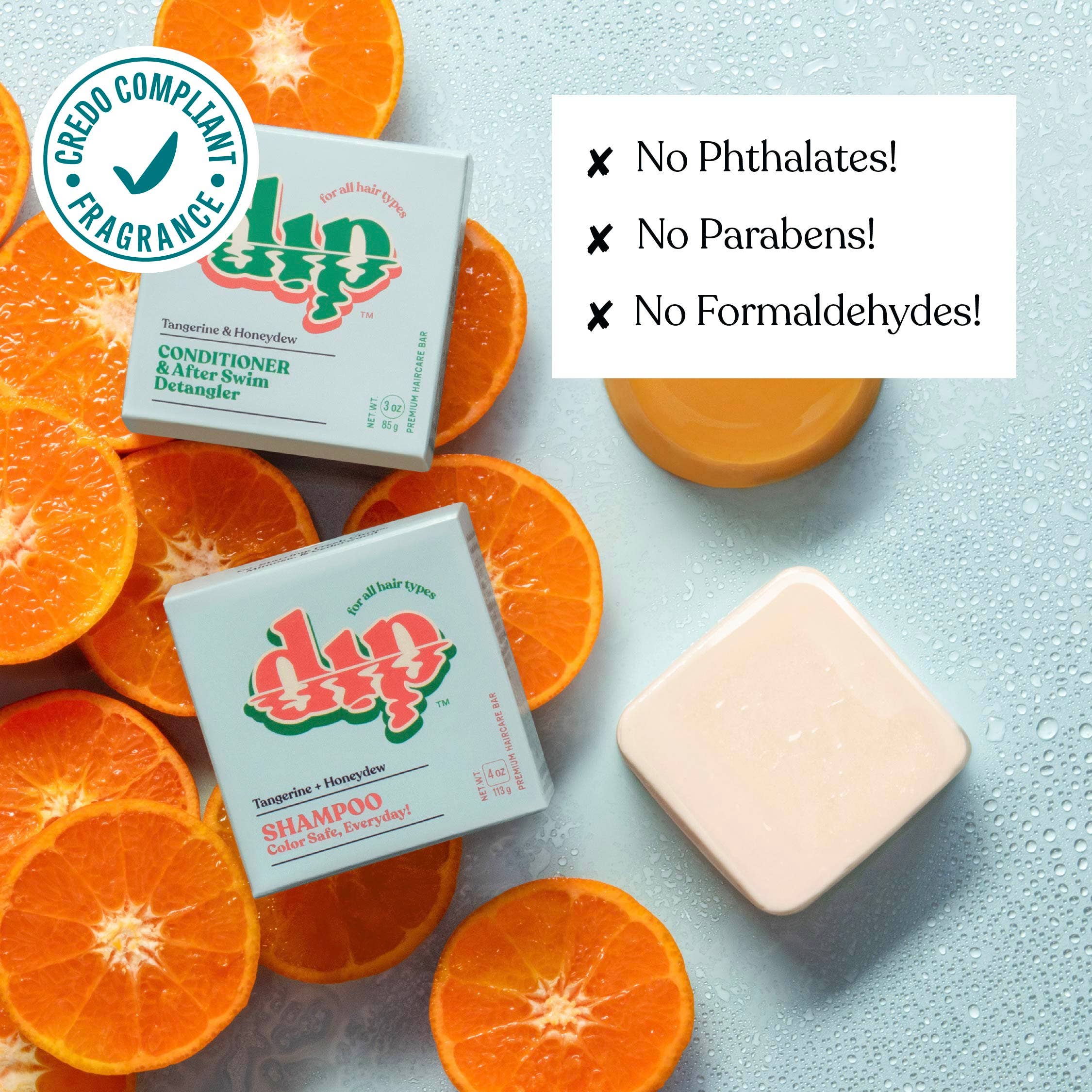 Dip - Dip Shampoo Bar: Color Safe, Everyday - Tangerine & Honeydew