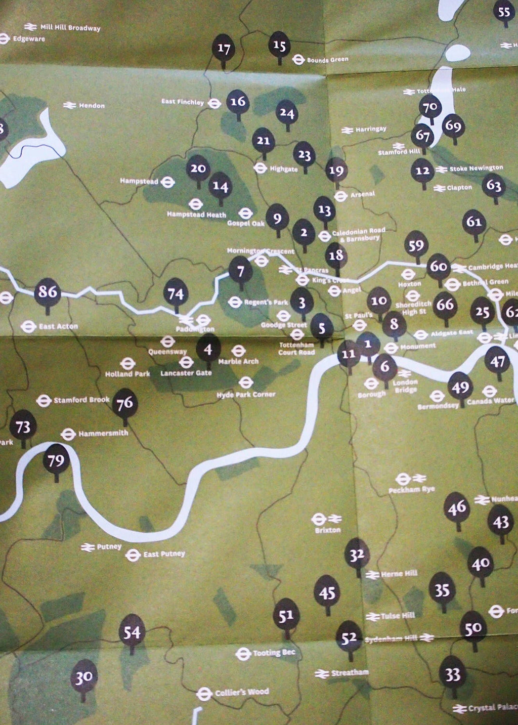 Herb Lester Associates - Wild London - Nature Map & Cultural Guide