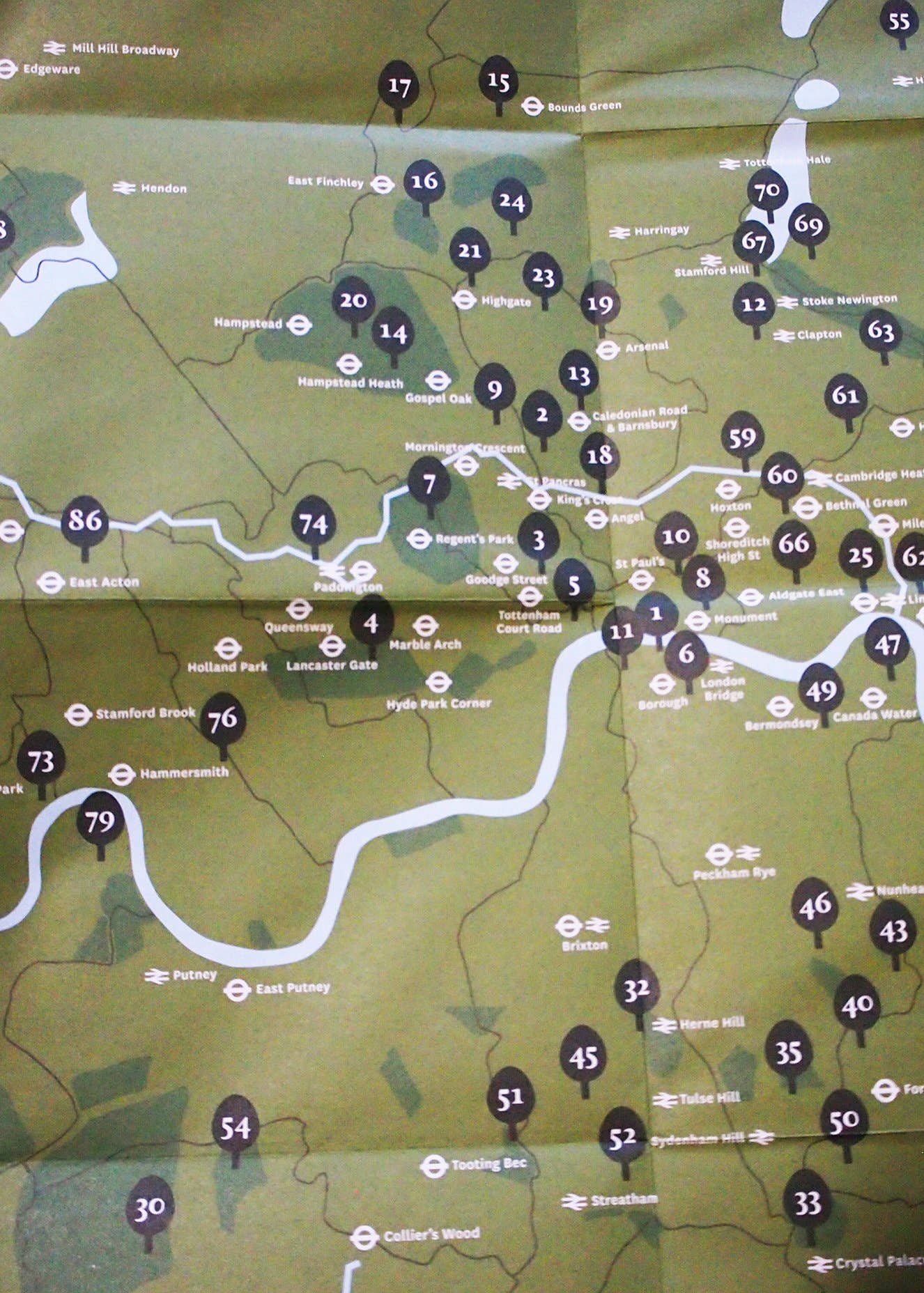 Herb Lester Associates - Wild London - Nature Map & Cultural Guide