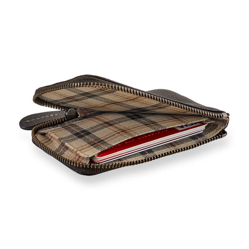 Levenger - Bomber Jacket Zip Card Wallet