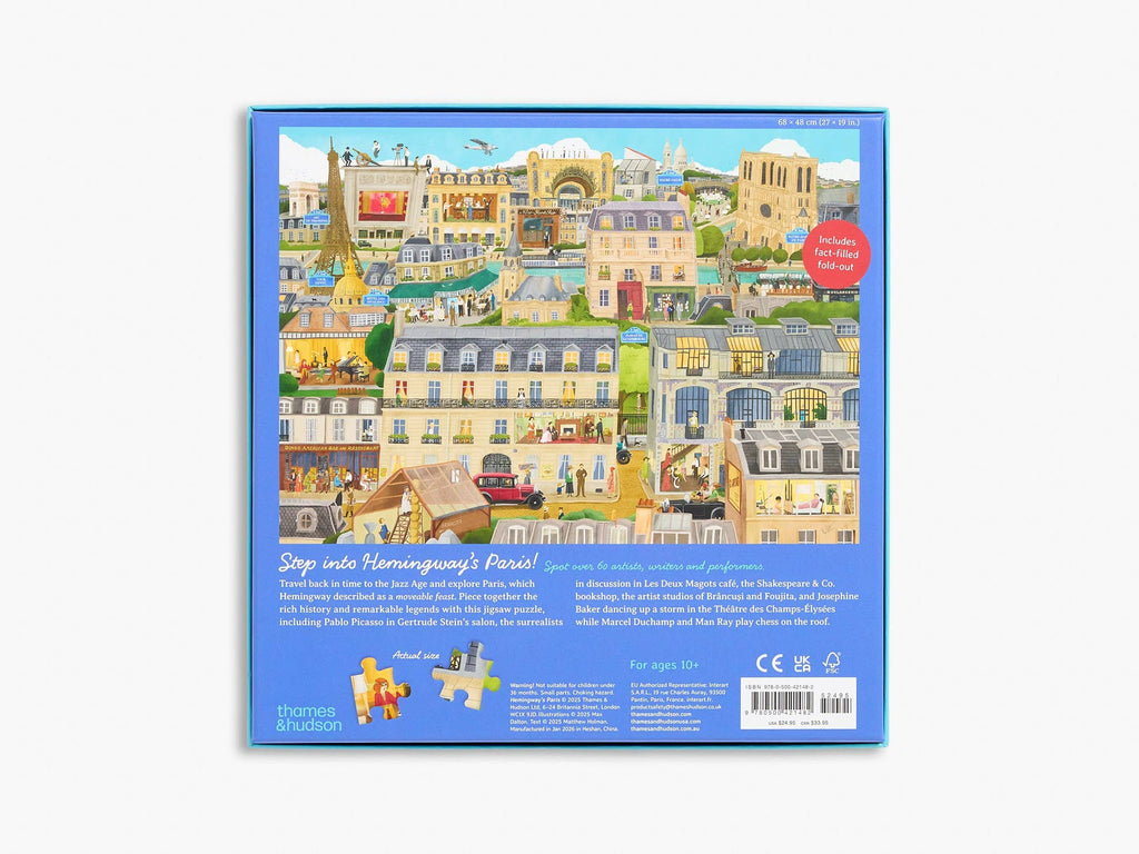 Hemingway's Paris: A 1000 Piece Jigsaw Journey