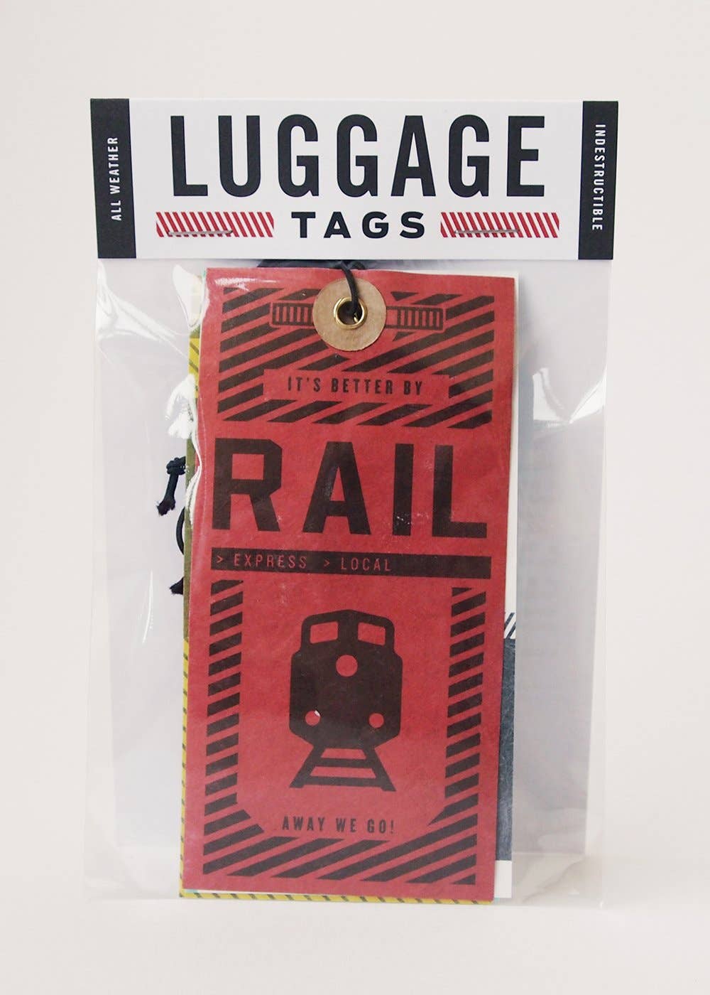 Herb Lester Associates - Traveller's Luggage Tags - Set of Four - Classic Design