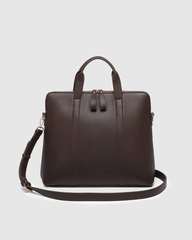 Louenhide - Rhodes Trolley Laptop Bag - Chocolate
