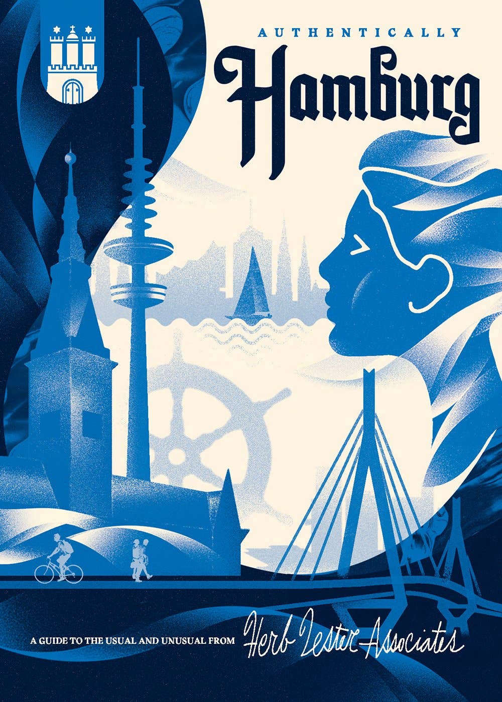 Herb Lester Associates - Authentically Hamburg - Germany Travel Map & Cultural Guide
