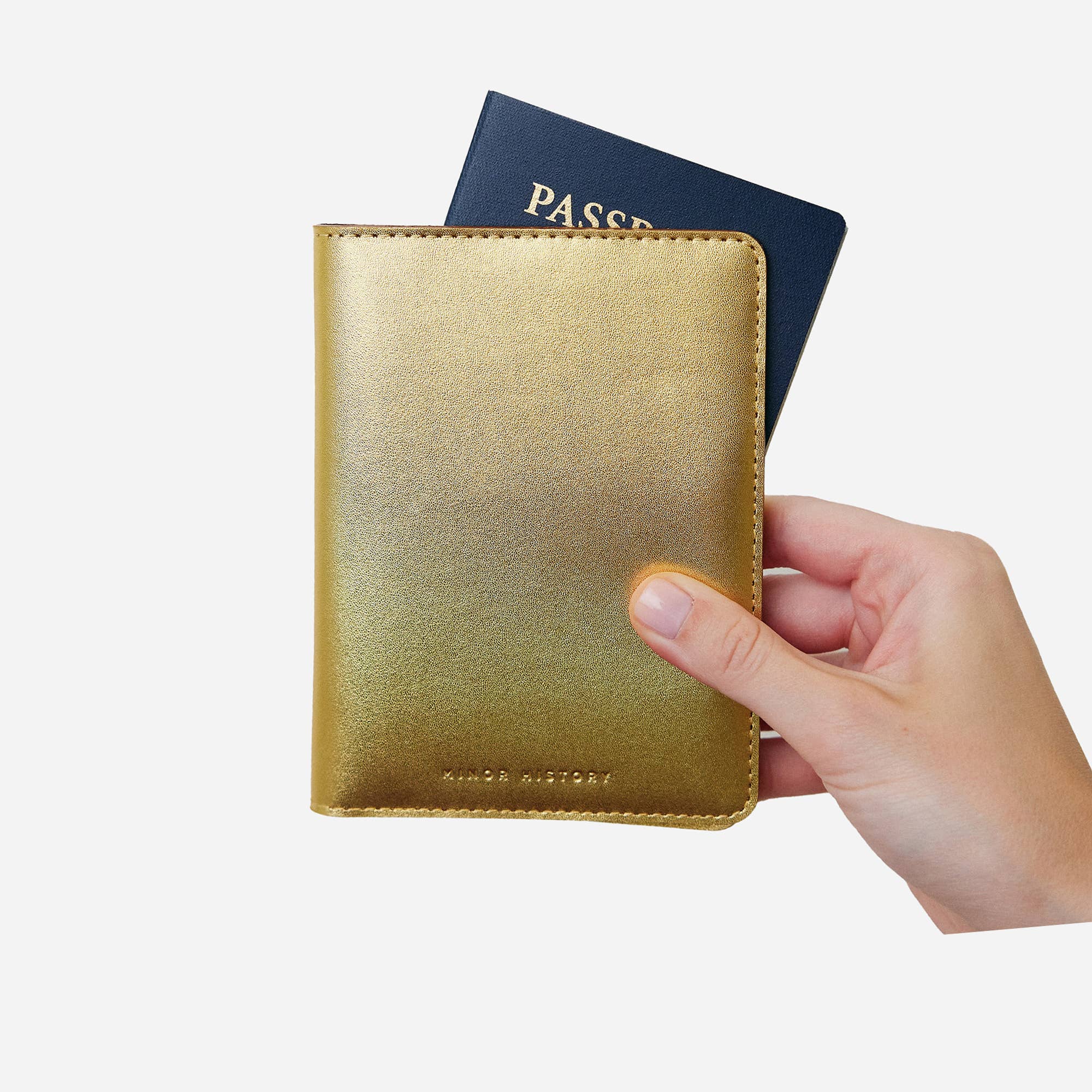 Minor History - The Atlas Passport Wallet - Golden