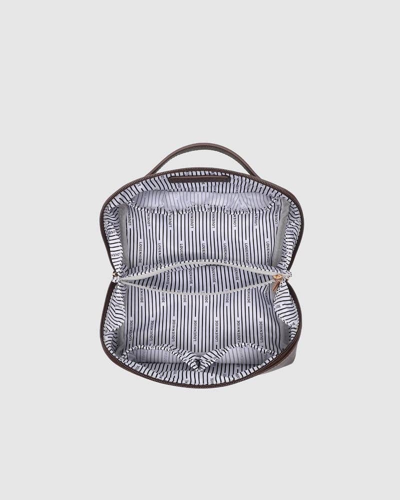 Louenhide - Ellis Makeup Bag - Chocolate