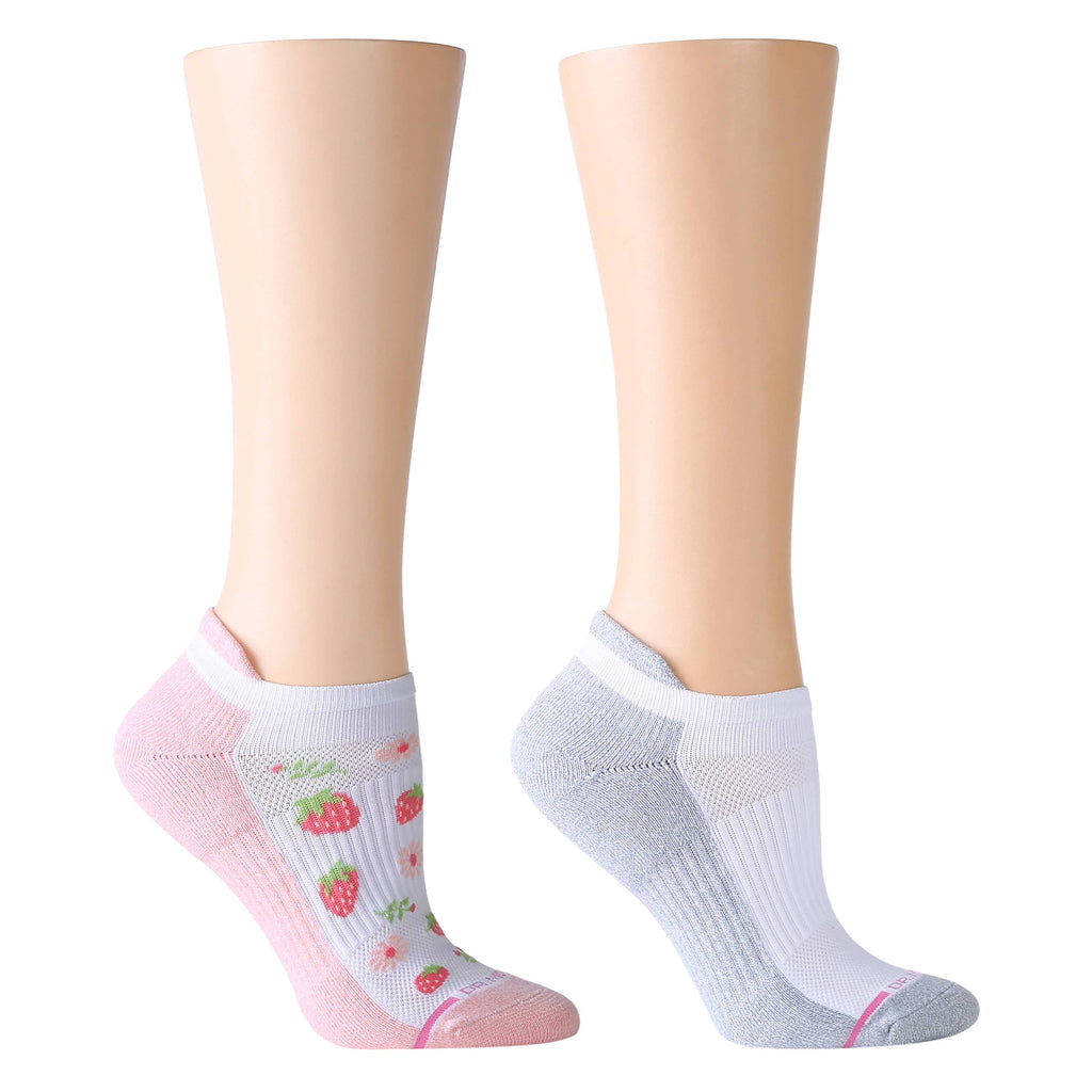 Dr. Motion - STRAWBERRY GARDEN | ANKLE COMPRESSION SOCKS FOR WOMEN