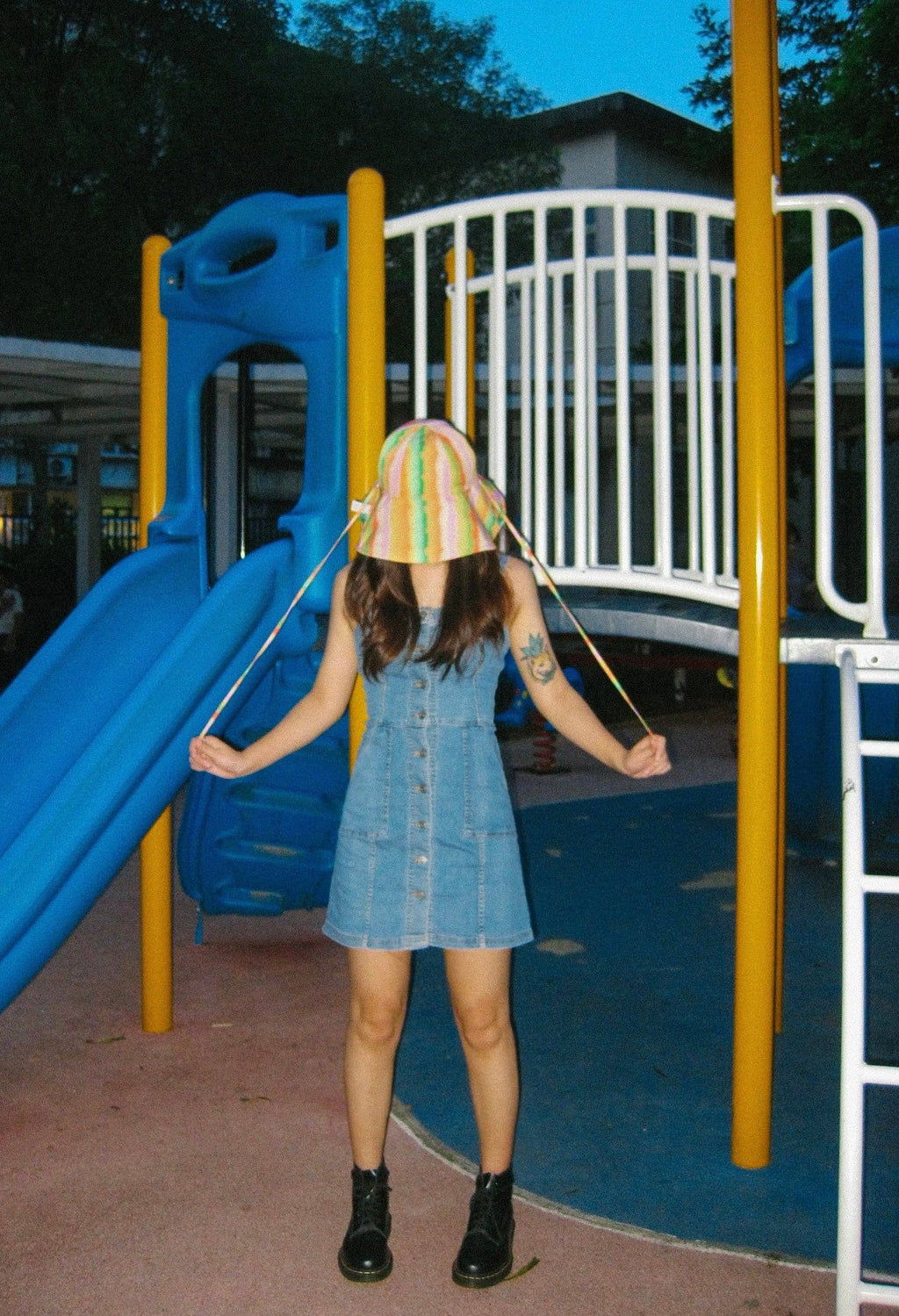 Lost Pattern NYC - "Day Dream" Reversible Sun Hat - Rainbow