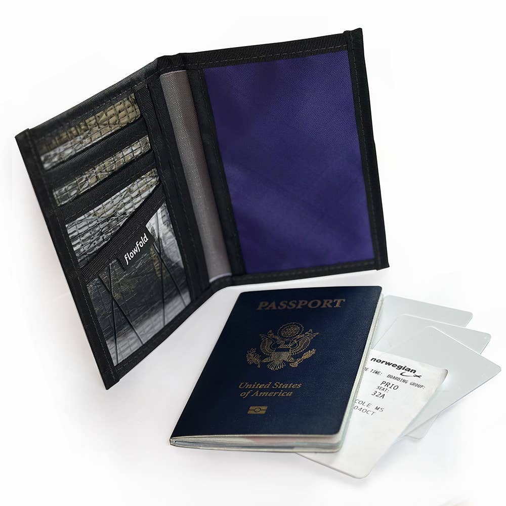 Flowfold - RFID Blocking Navigator - Passport Case & Wallet