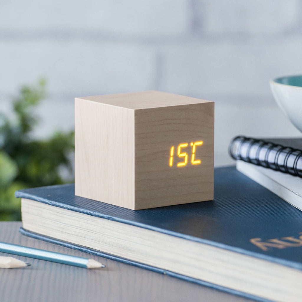 Gingko Design - Cube Click Alarm Clock
