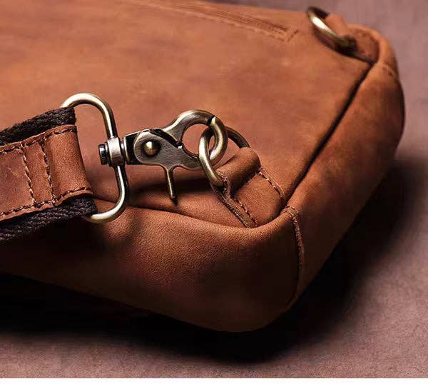 Steel Horse Leather - Erling Leather Sling Bag | Crossbody Leather Pack