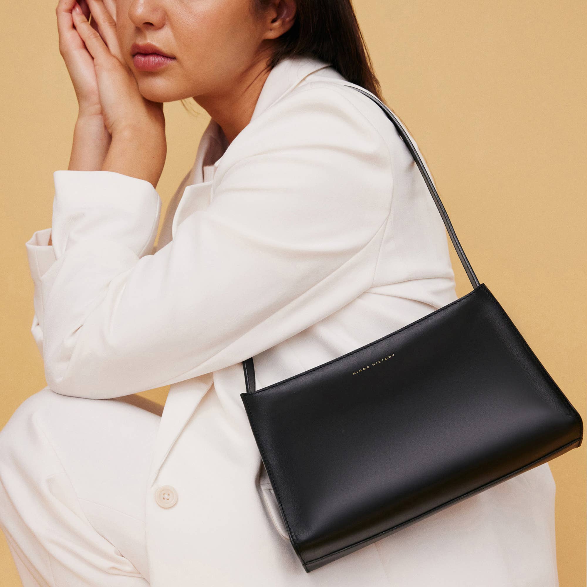 Minor History - The Line Shoulder Bag - Black
