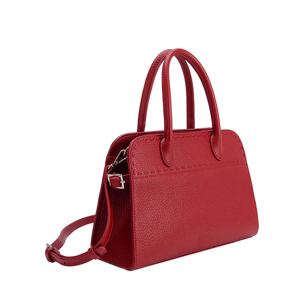 Melie Bianco - Marlo Red Recycled Vegan Leather Crossbody Bag