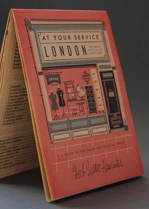Herb Lester Associates - London: At Your Service - Travel Map & Cultural Guide