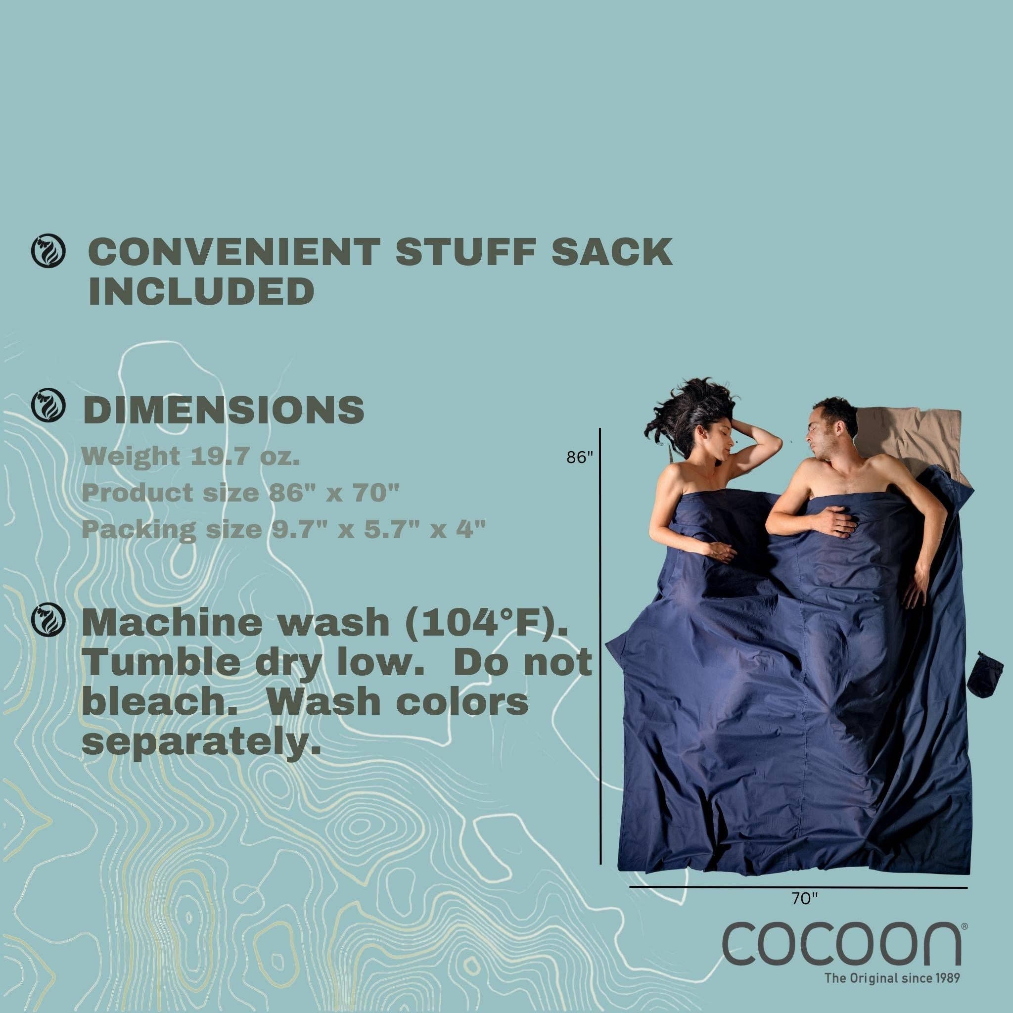 COCOON - TravelSheet™ Egyptian Cotton Double