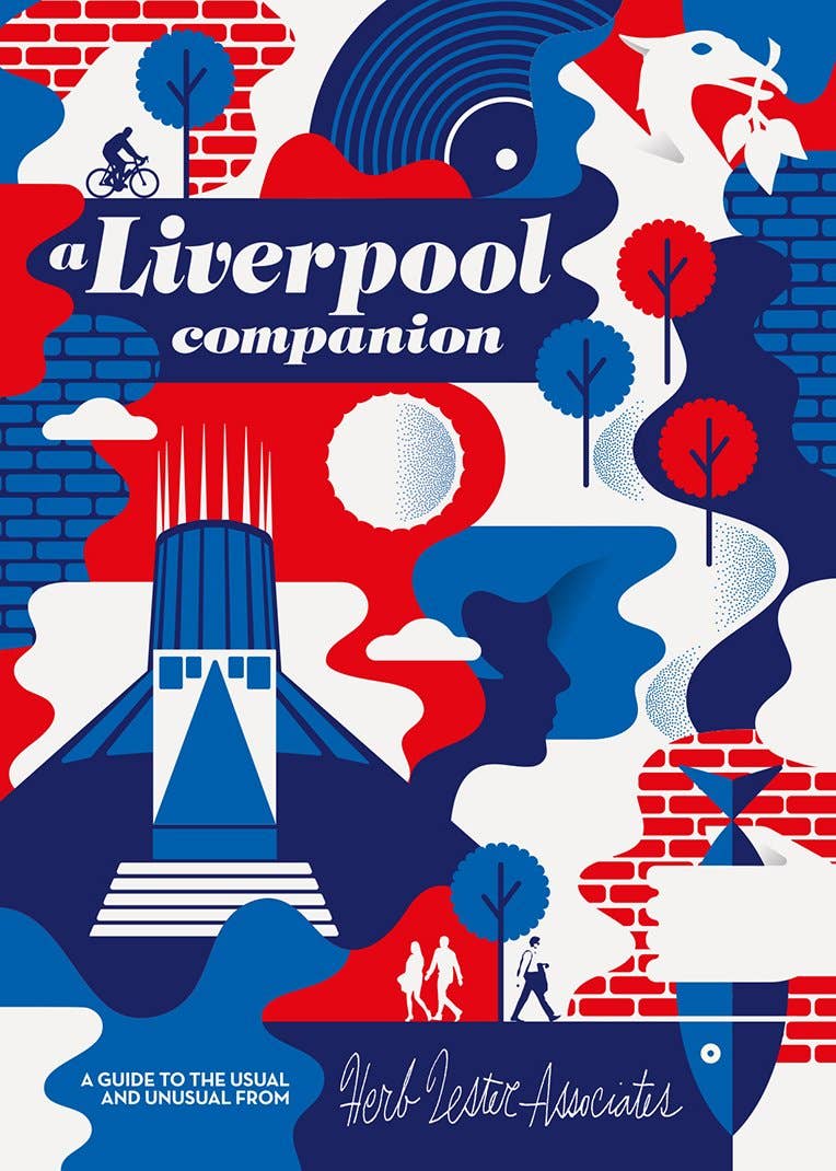 Herb Lester Associates - A Liverpool Companion  - England Travel Map & Cultural Guide
