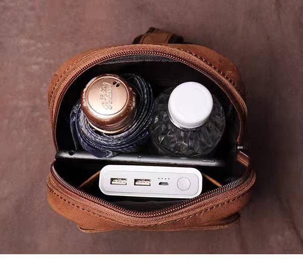 Steel Horse Leather - Erling Leather Sling Bag | Crossbody Leather Pack