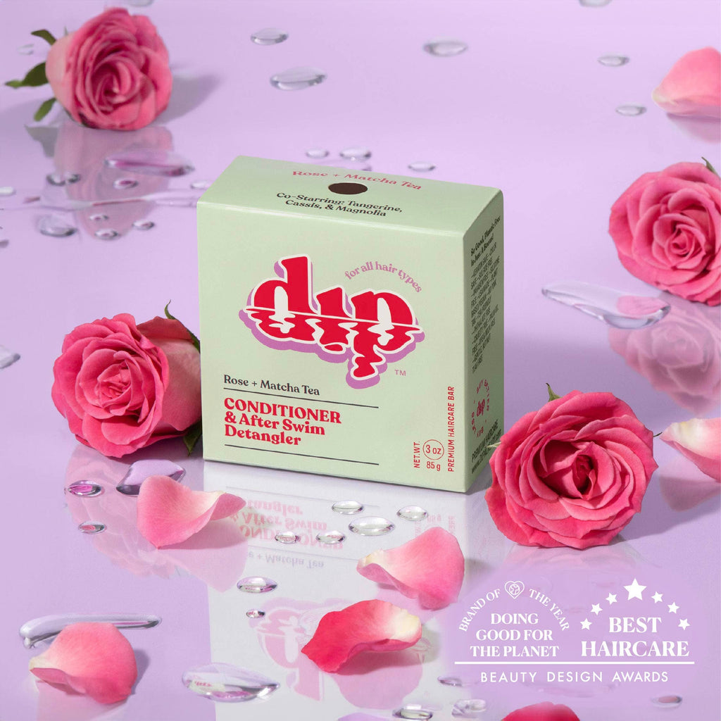 Dip - Dip Conditioner Bar & After Swim Detangler - Rose & Matcha Tea