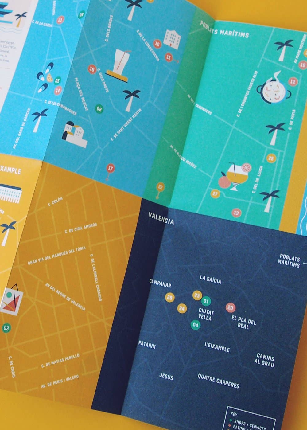 Herb Lester Associates - Valencia: Easy Does It - Spain Travel Map & Cultural Guide