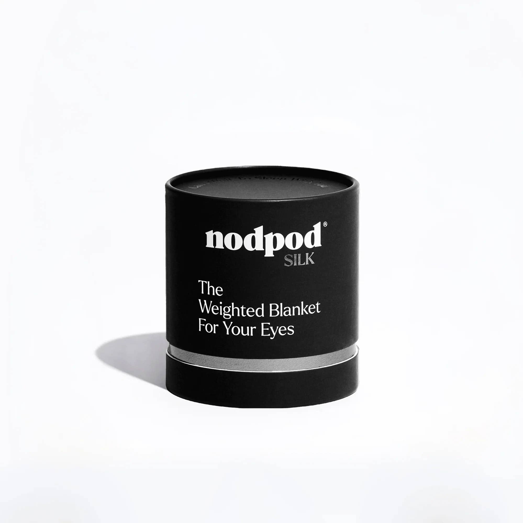 nodpod - Silk Weighted Sleep Mask- Noir - Eye Mask
