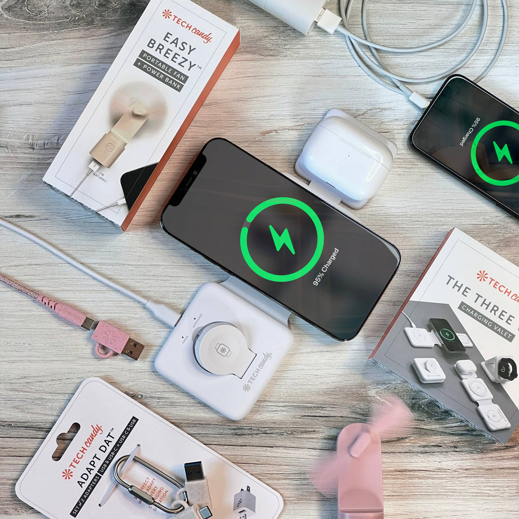 Tech Candy - ADAPT DAT SET OF 2 ADAPTERS (USB TO USB-C + USB-C TO USB)