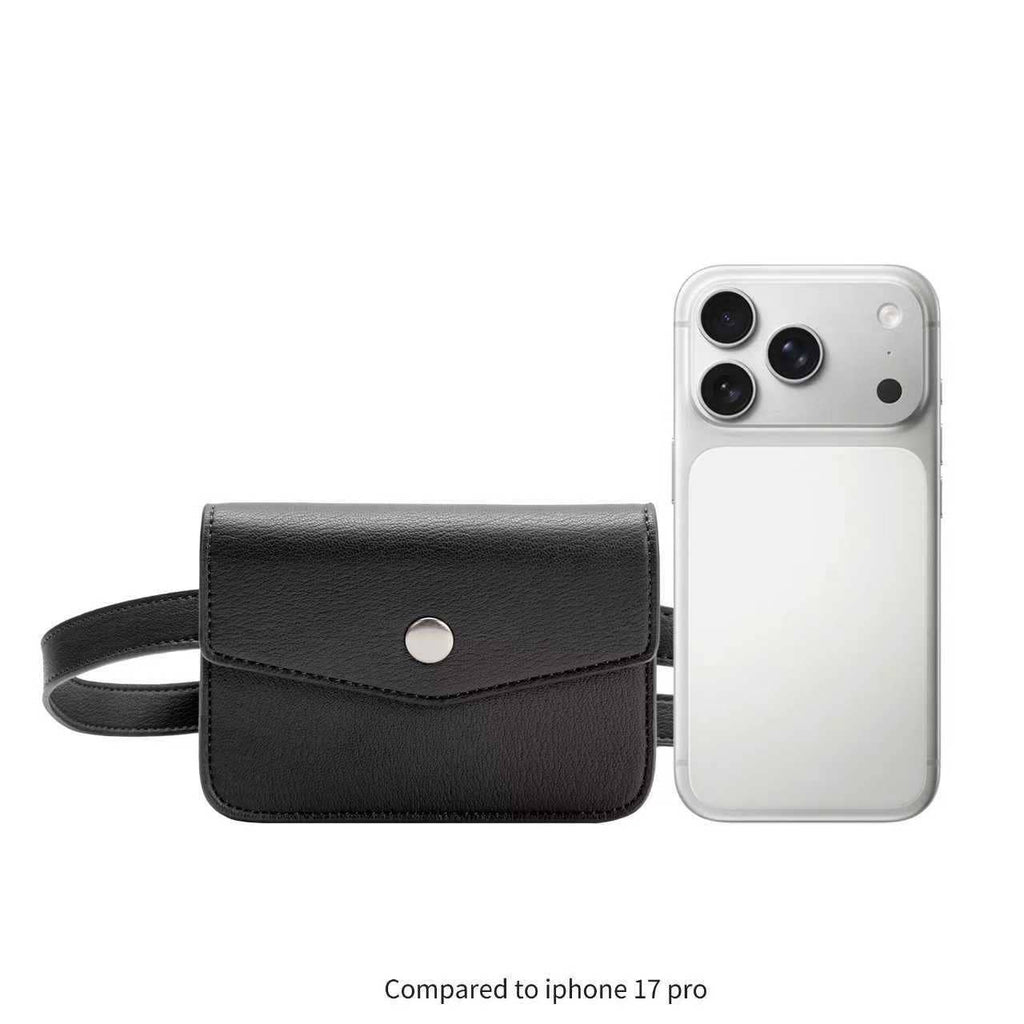 Melie Bianco - Amberlee Blue Vegan Leather Belt Wallet
