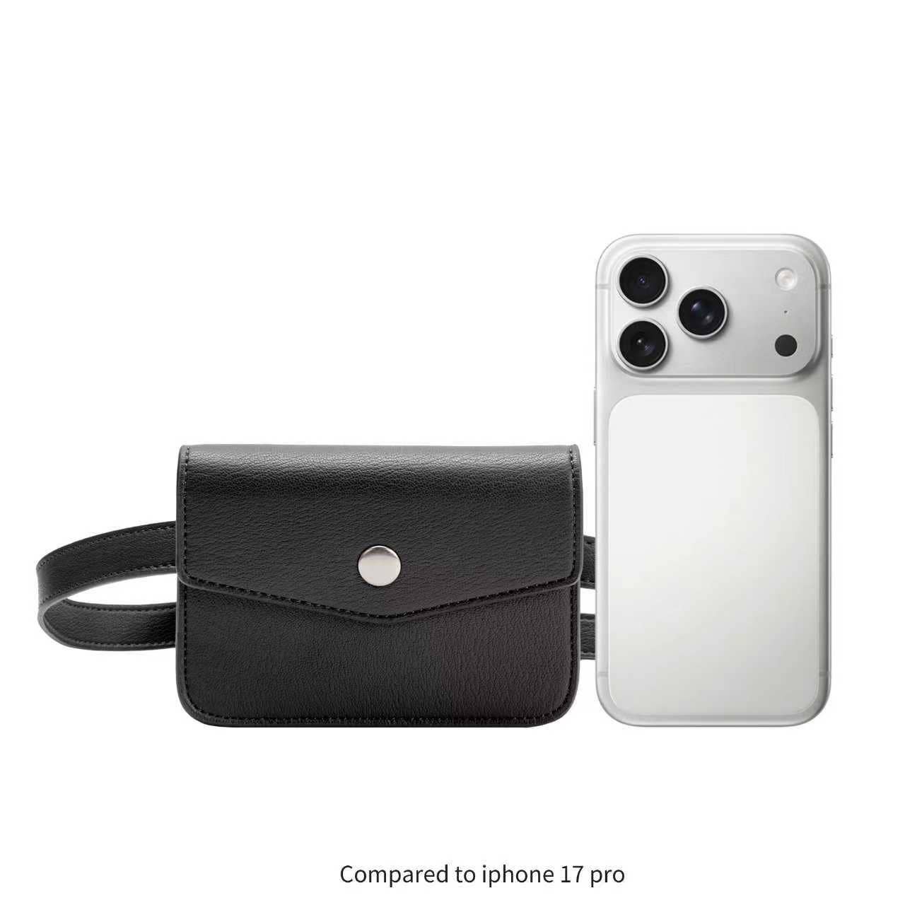 Melie Bianco - Amberlee Blue Vegan Leather Belt Wallet