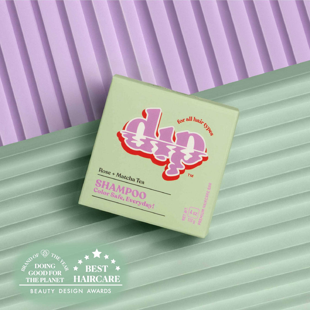 Dip - Dip Shampoo Bar: Color Safe, Everyday - Rose & Matcha Tea