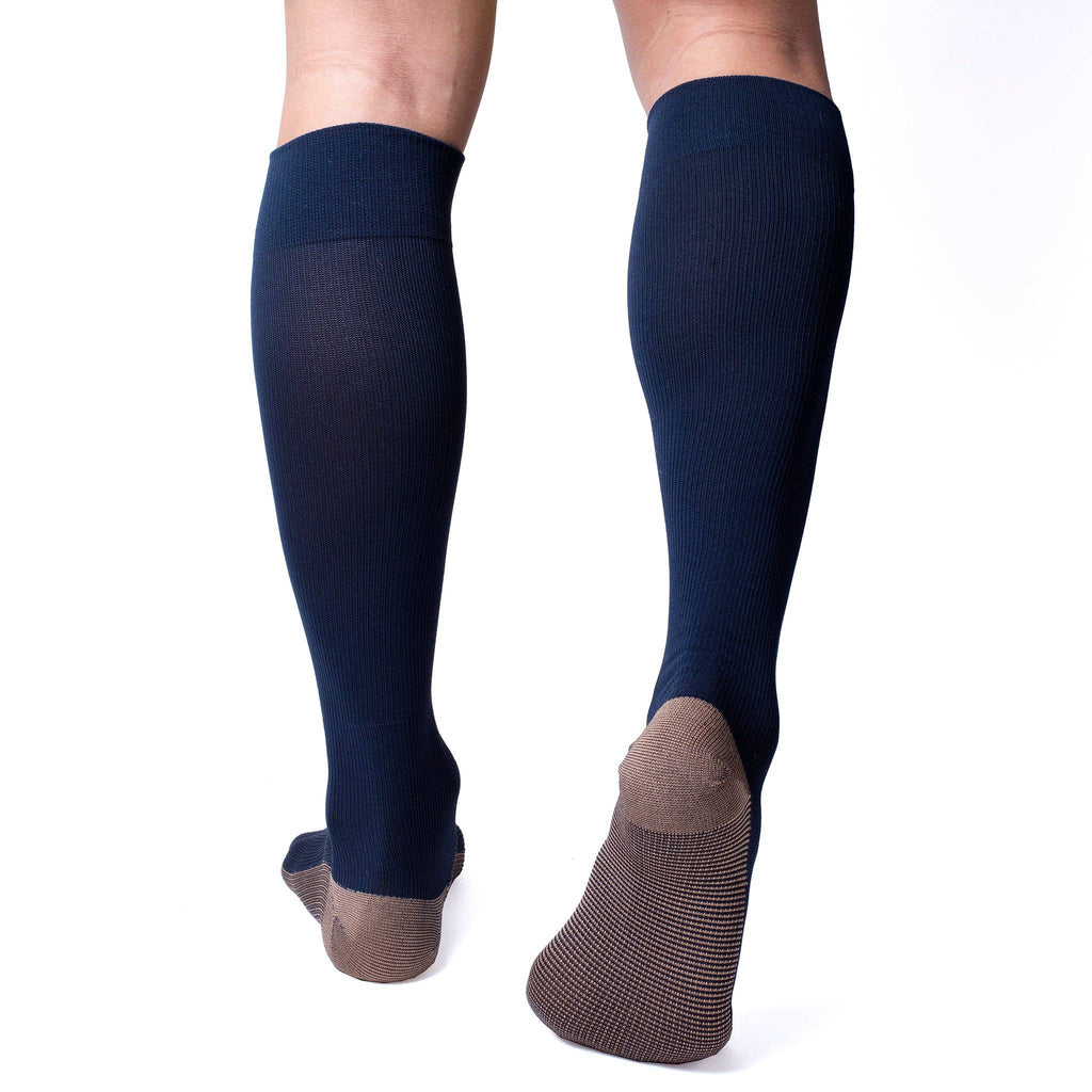 Dr. Motion - Solid Copper Infused | Men's Knee-High Compression Socks