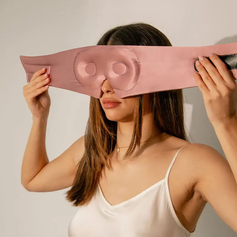 Drowsy Sleep Co. - Damask Rose Eyelash Protecting Sleep Mask