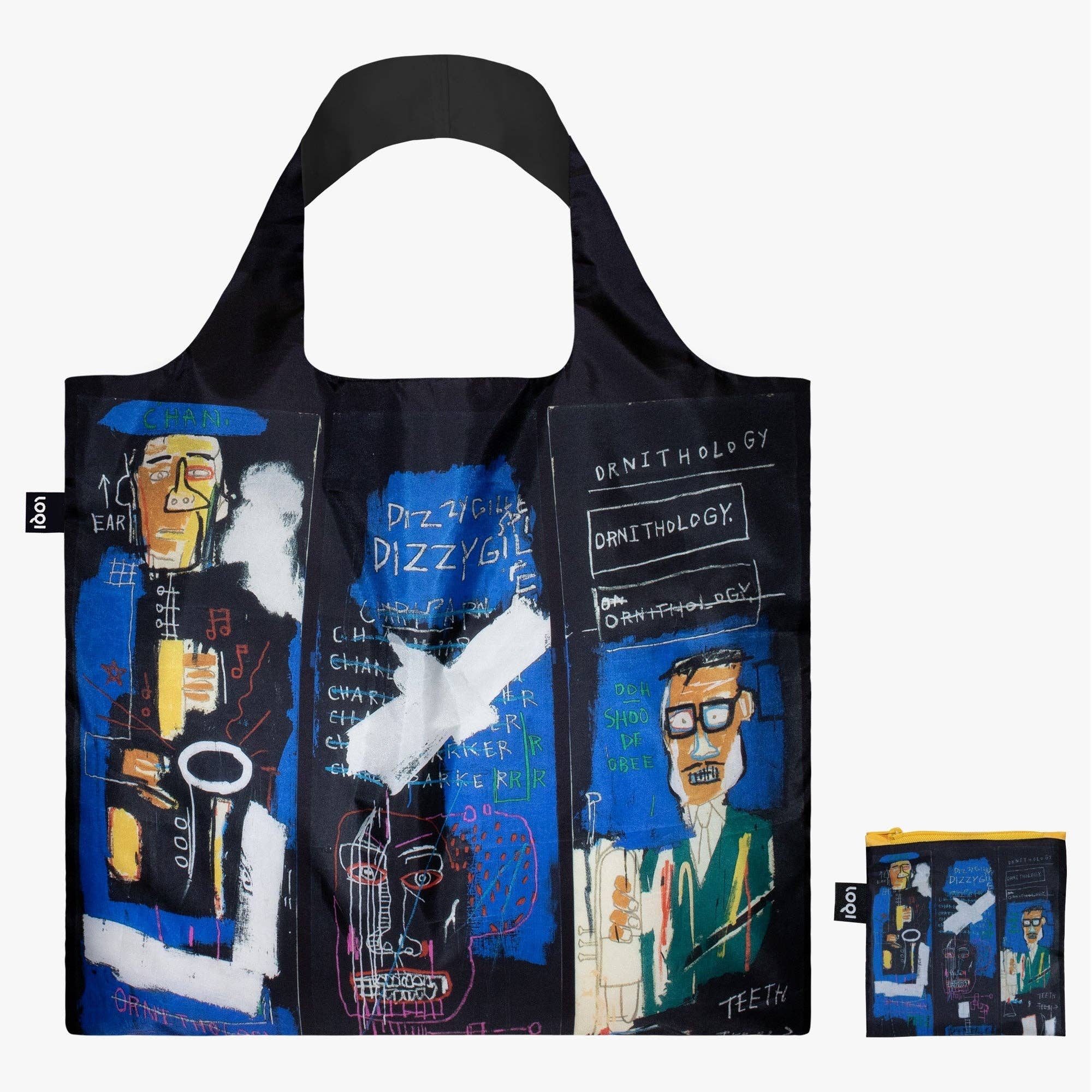 LOQI LLC - JEAN-MICHEL BASQUIAT Horn Players Recycled Bag