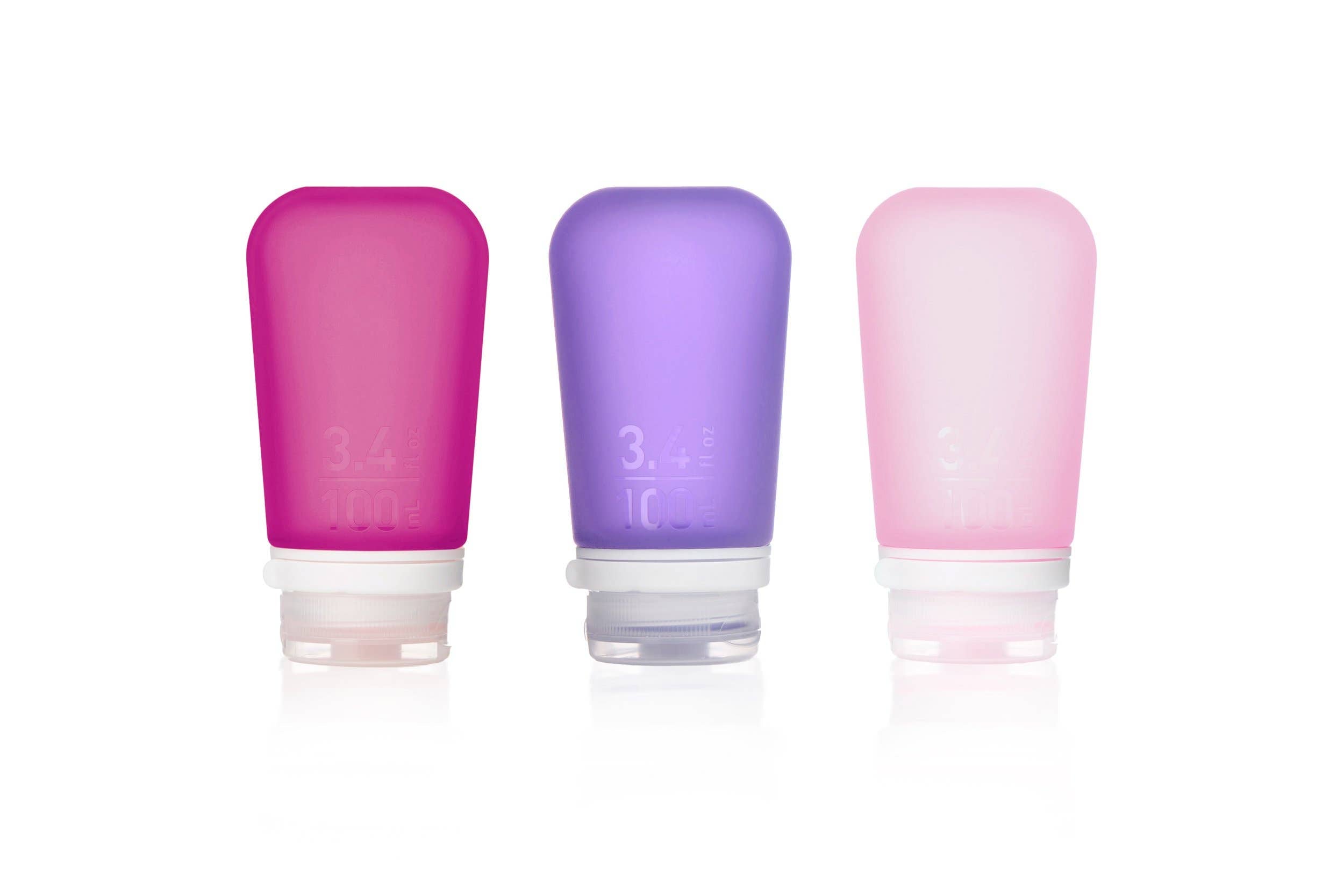 humangear - GoToob+ 3-Pack Refillable Silicone Travel Bottles