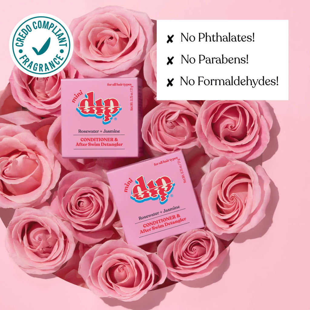Dip - Mini Dip Conditioner & After Swim Detangler - Rosewater & Jasmine