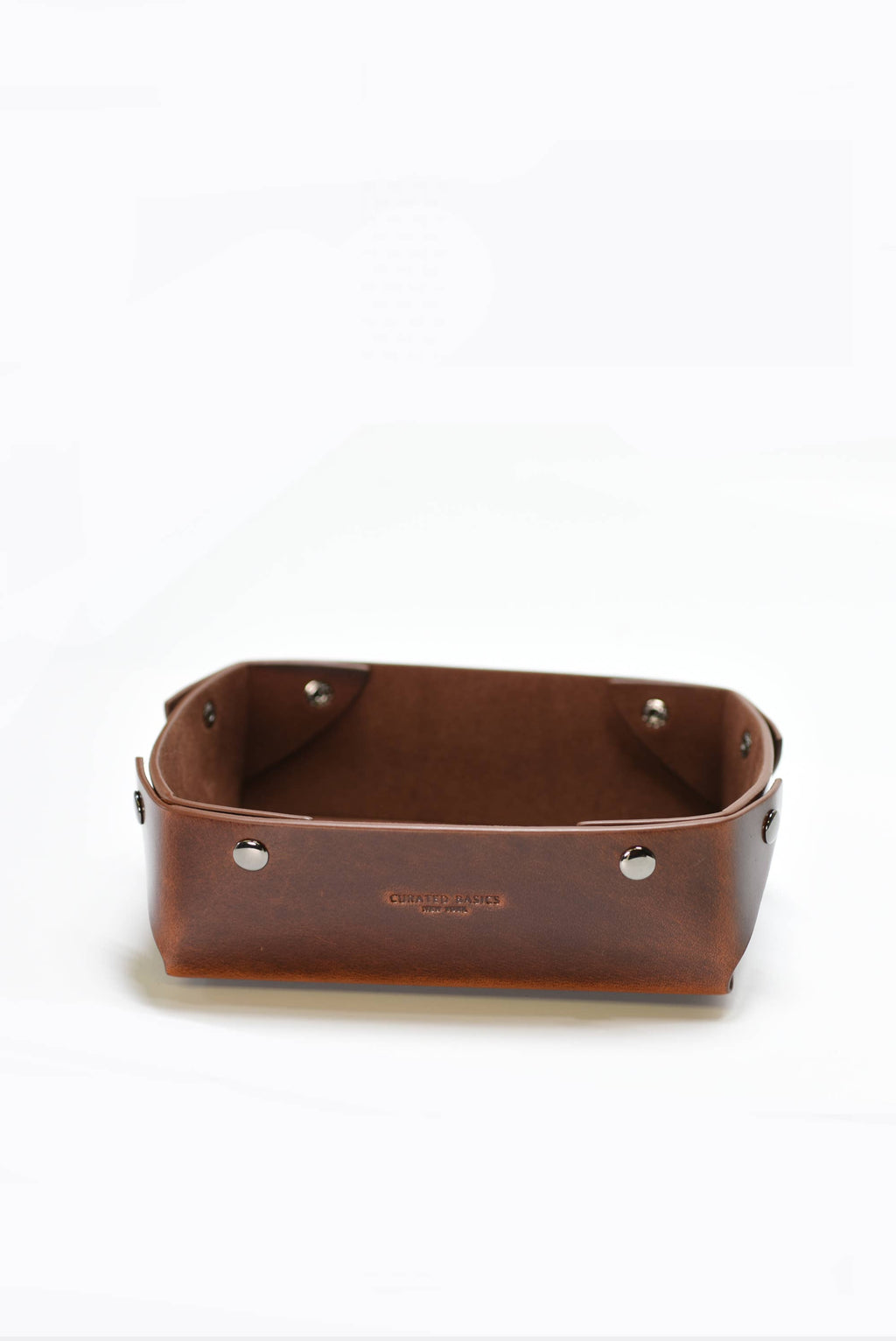 Curated Basics - Catch-All Leather Valet