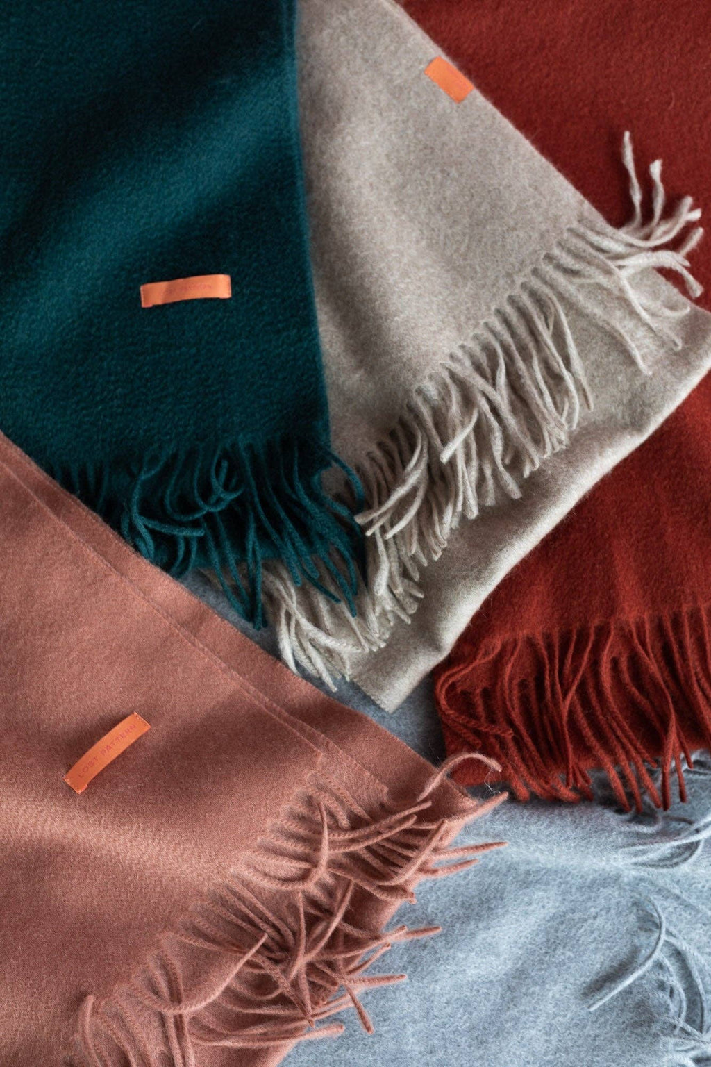Lost Pattern NYC - Classic Cashmere Scarf - Raw  Cashmere (undyed)