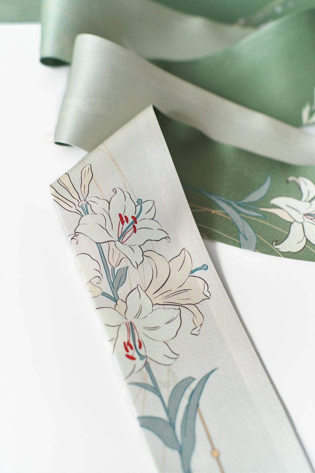Lost Pattern NYC - "Lily" Silk Skinny Scarf