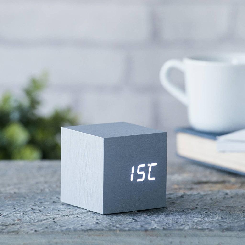 Gingko Design - Cube Click Alarm Clock