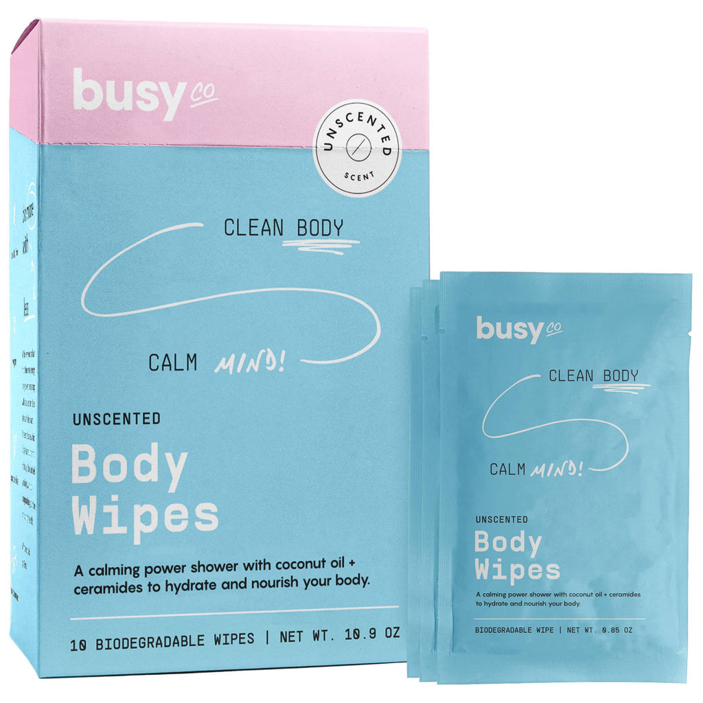 Busy Co - Calm Large Body Wipes with Ceramides & Coconut Oil